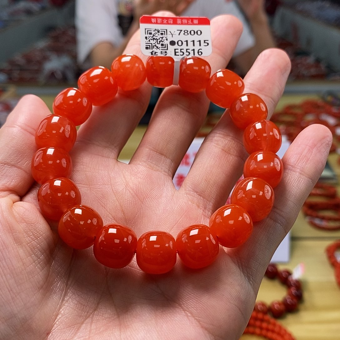 南红玛瑙12+m m   多样性发一未镶嵌