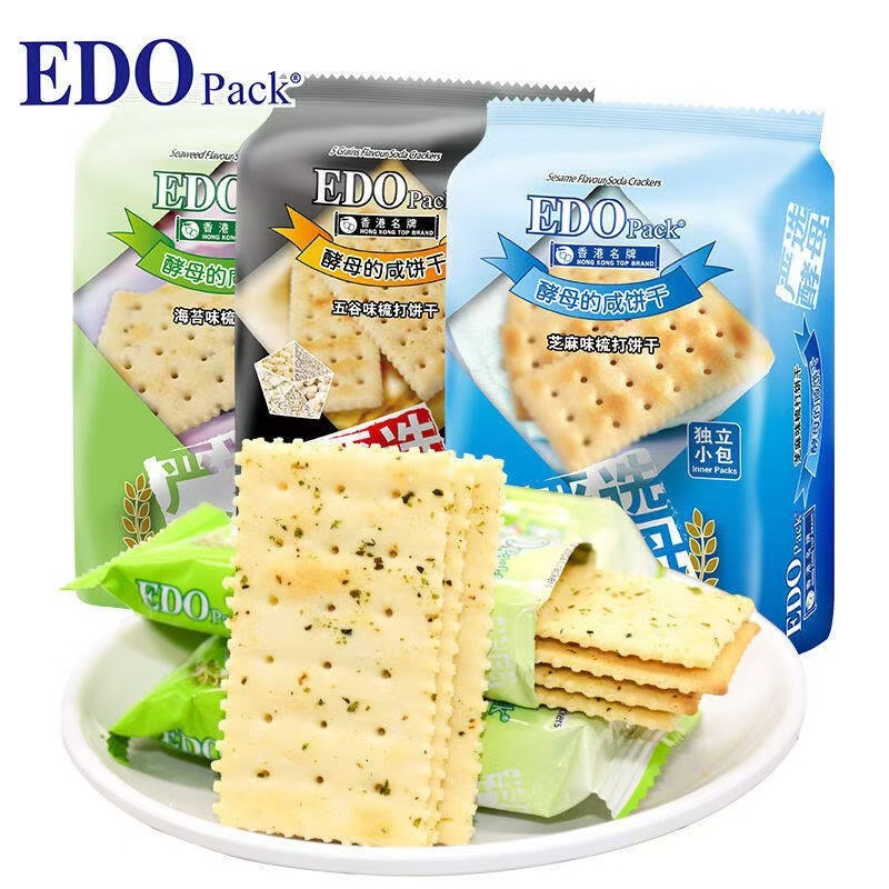 【阿杰自营】直播】26年6月之后到期】EDOpack苏打饼干100g