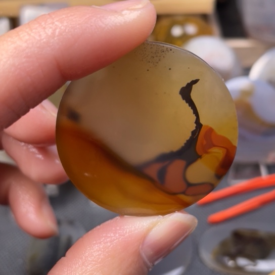 玛瑙/玉髓吊坠(不含链)未镶嵌