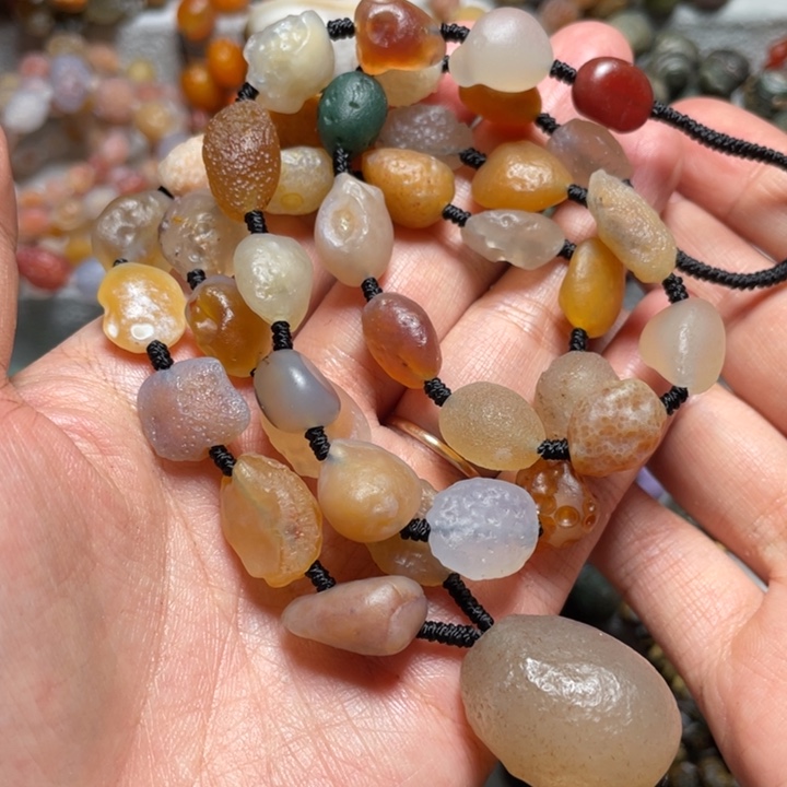 玛瑙/玉髓合金手链