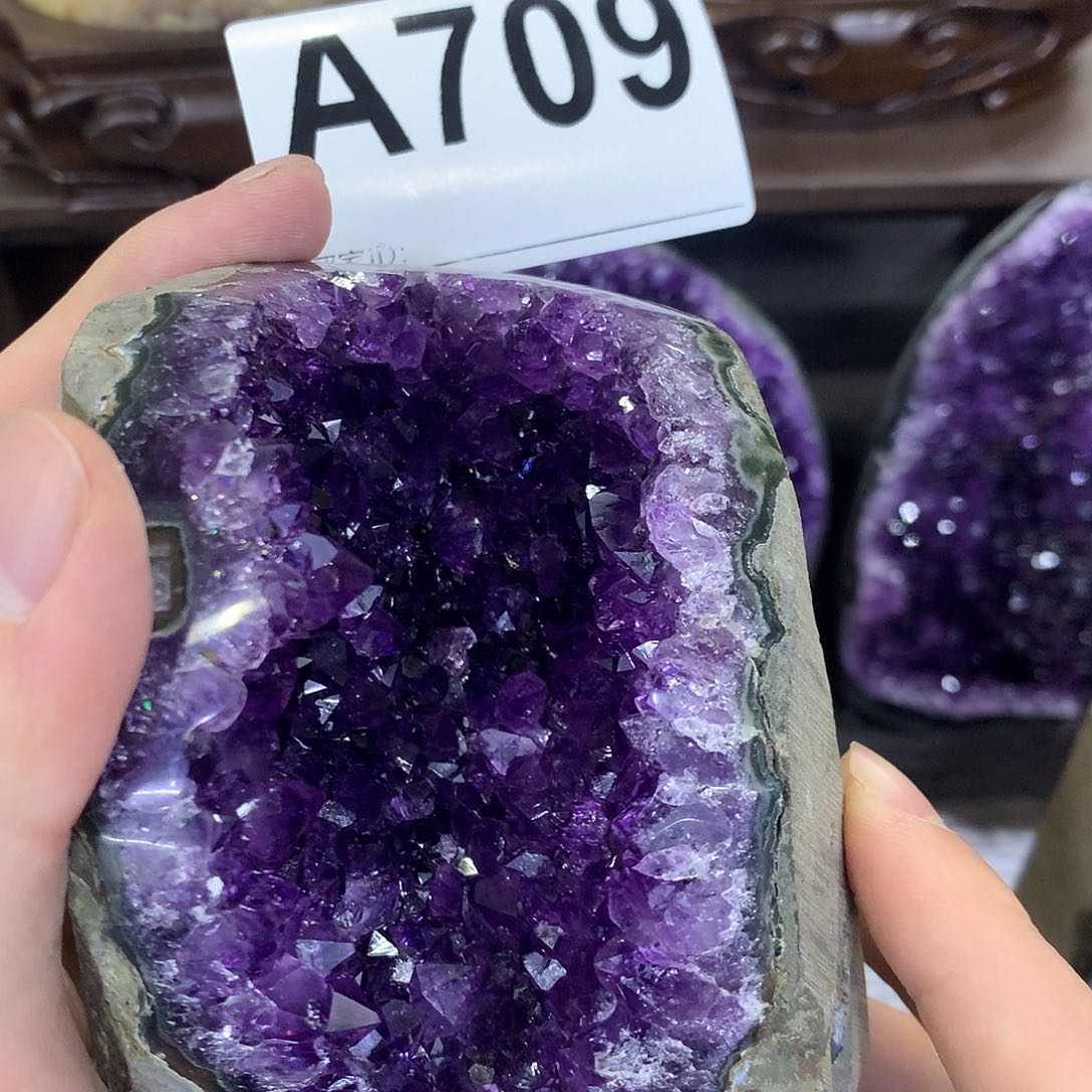 紫晶珠宝半成品未镶嵌709