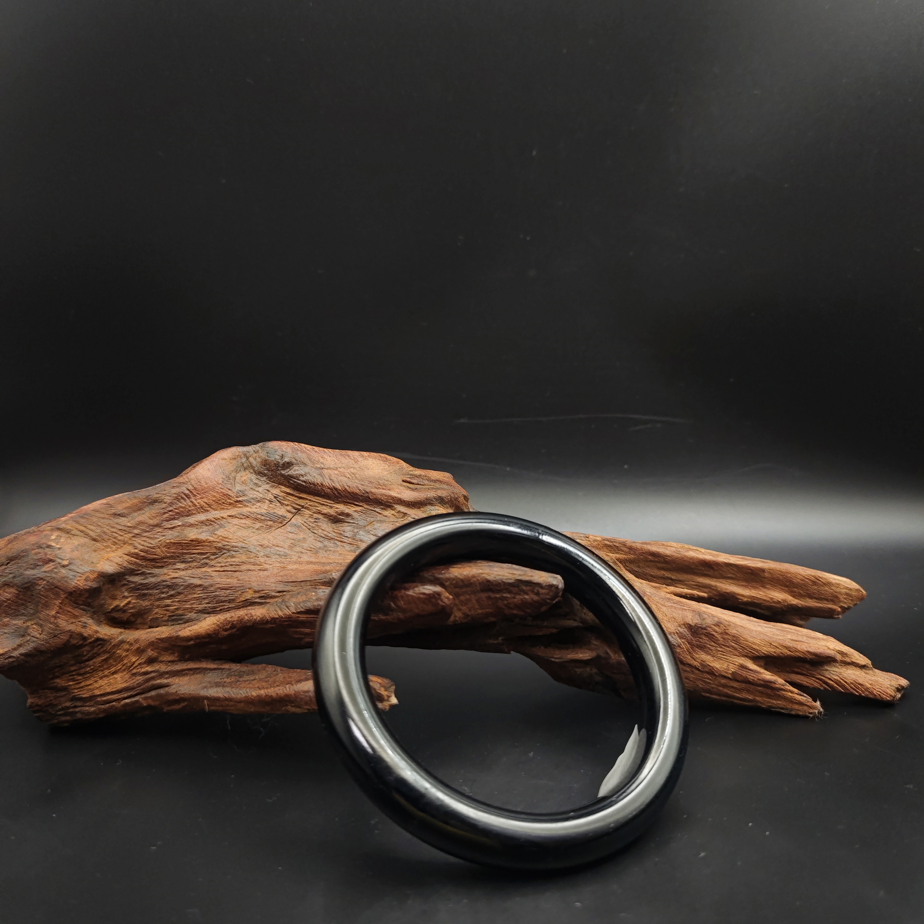 Z和田玉墨玉手镯（61＋）1198