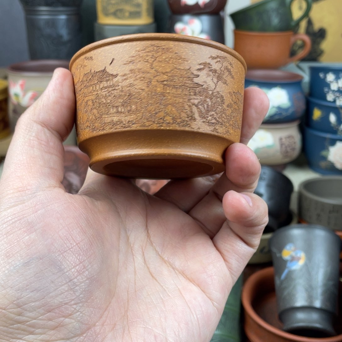 紫砂茶杯紫砂茶杯