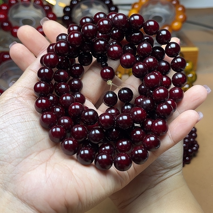 @***@贝壳杉（血龙木）手串/手链
