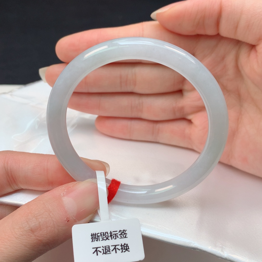 翡翠手镯（圆镯）未镶嵌天然a货翡翠53