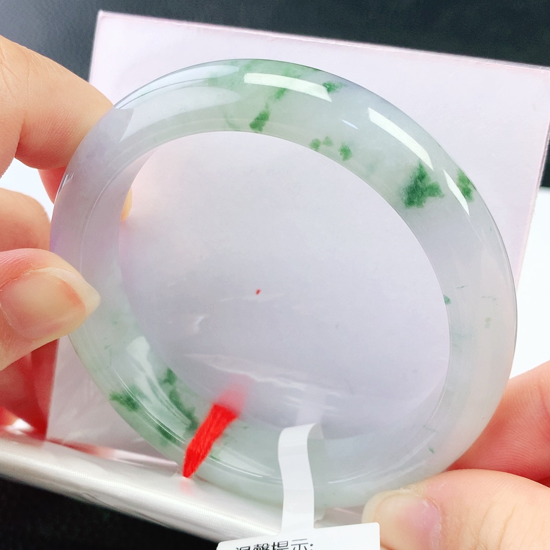 未镶嵌手镯翡翠59圈