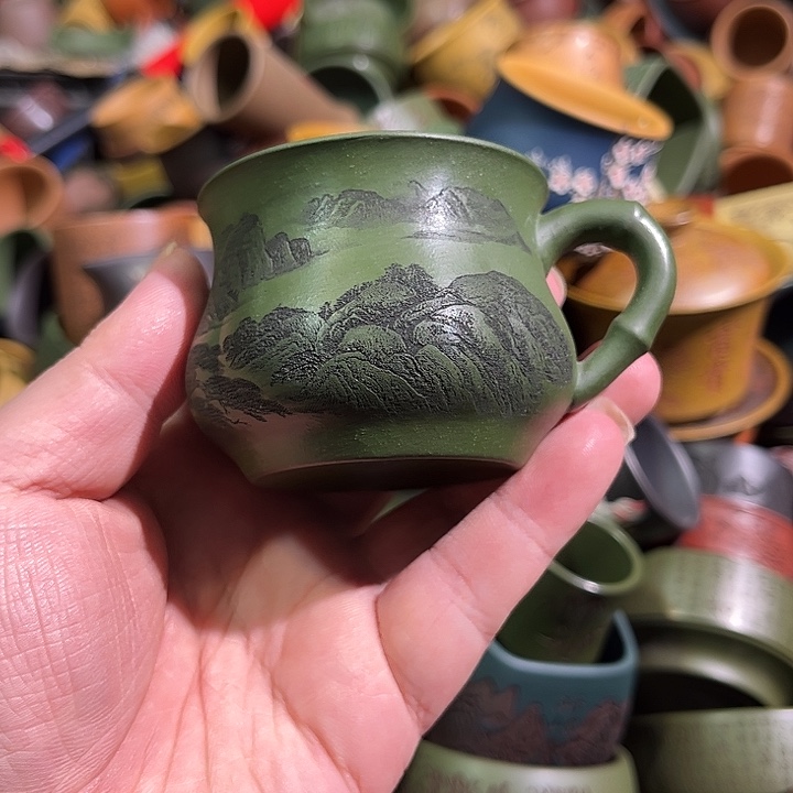 紫砂茶杯全手工紫砂主人杯