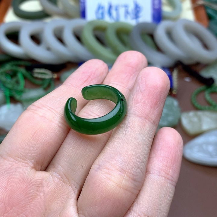 和田玉珠宝半成品未镶嵌19