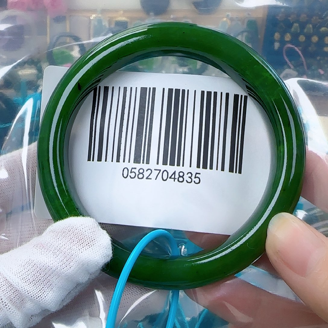 和田玉（碧玉）未镶嵌手镯62