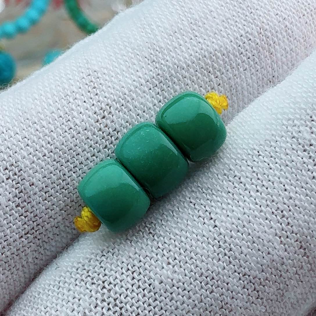 绿松石直切套装6.4—6未镶嵌