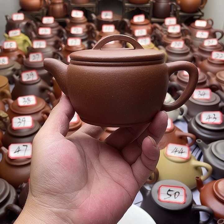 茶壶紫砂宜兴紫砂半手工