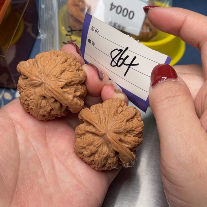 文玩核桃把件粗筋