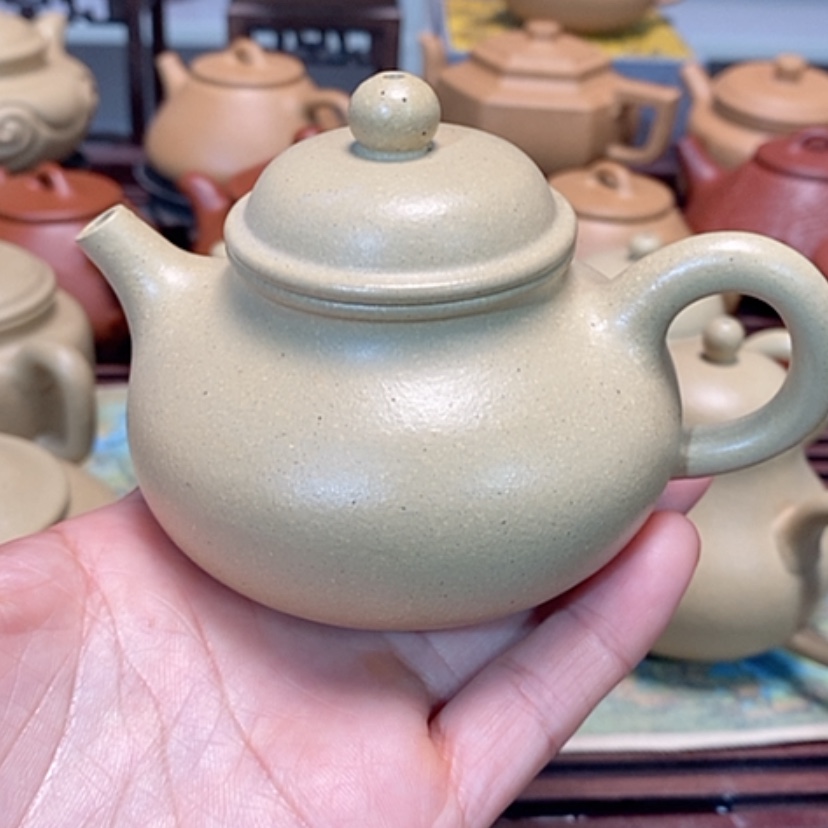 【闪购商品】紫砂茶壶本山绿泥半手工清仓