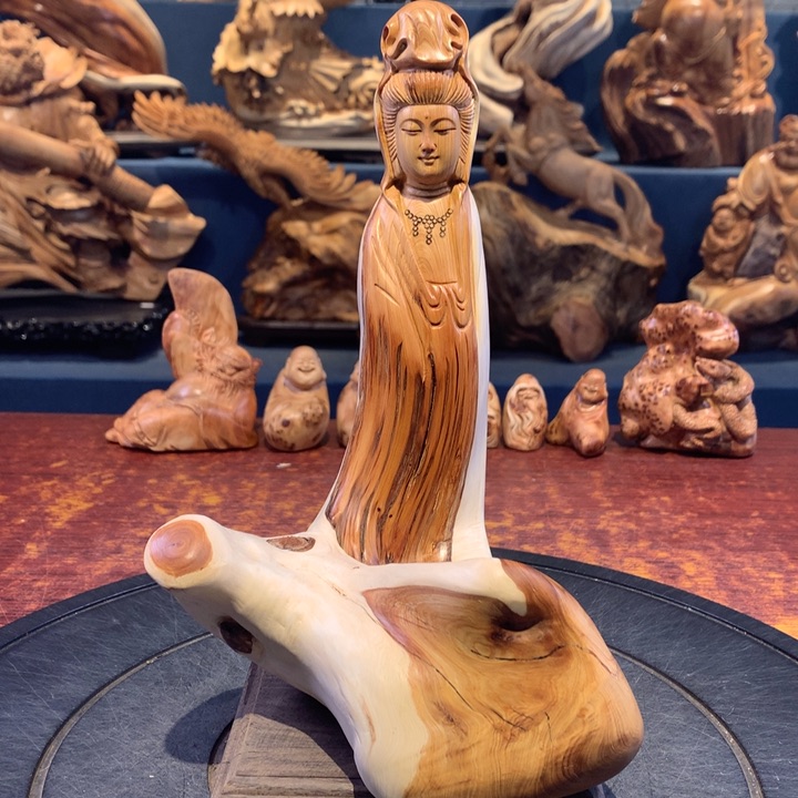柏木（崖柏）根雕摆件