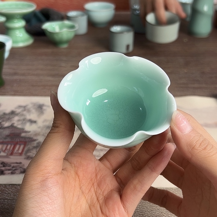 小米茶器龙泉青瓷