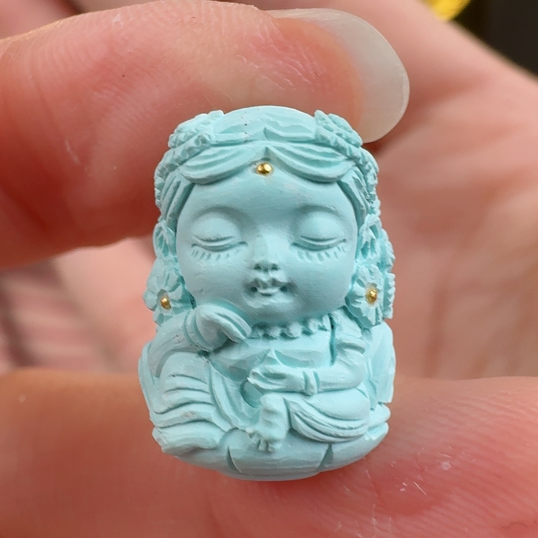 绿松石珠宝奇石未镶嵌