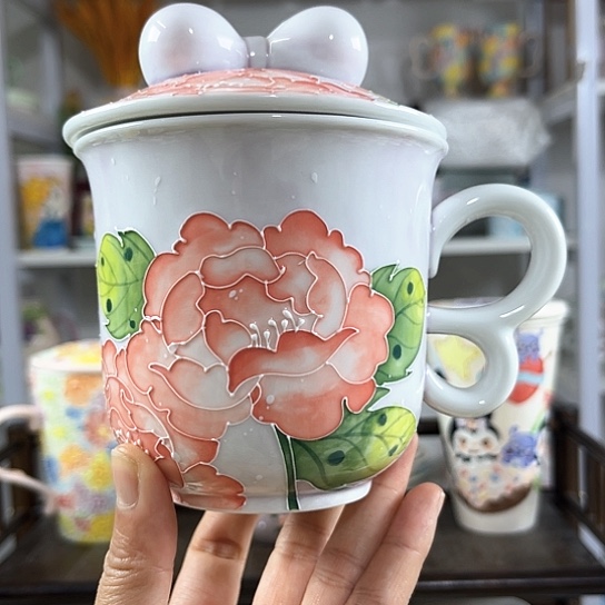 手绘高温釉下彩陶瓷