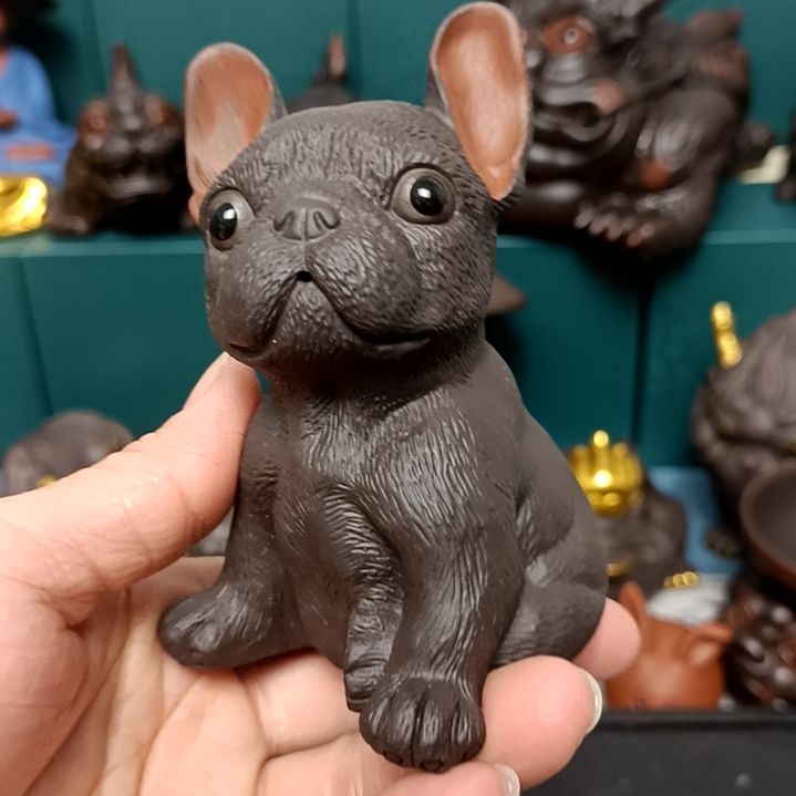 茶宠紫砂小狗茶宠摆件