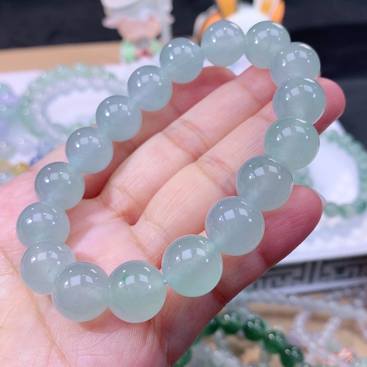 翡翠手链未镶嵌翡翠卡11.9