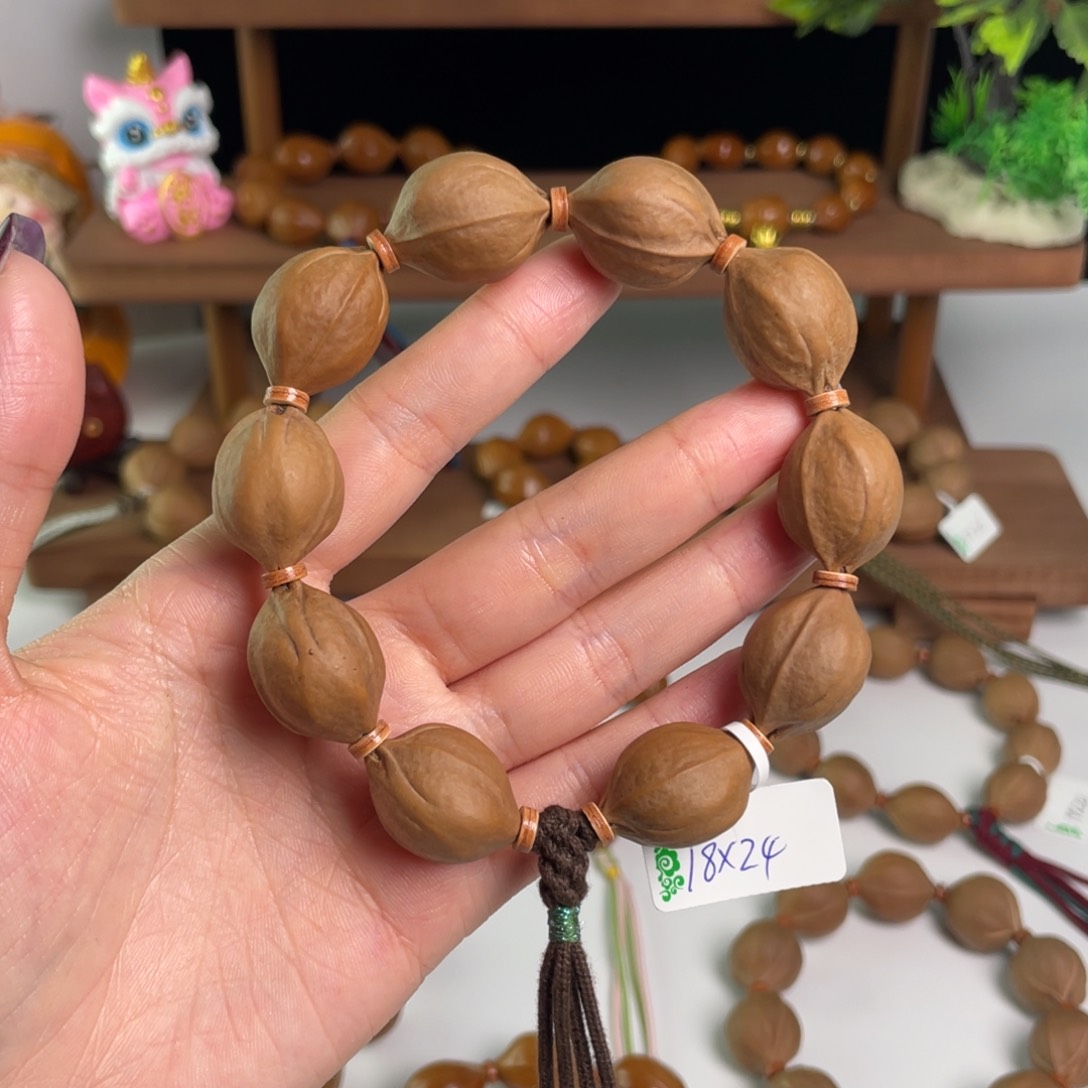 手串橄榄核原生态18/24梅林铁核素串