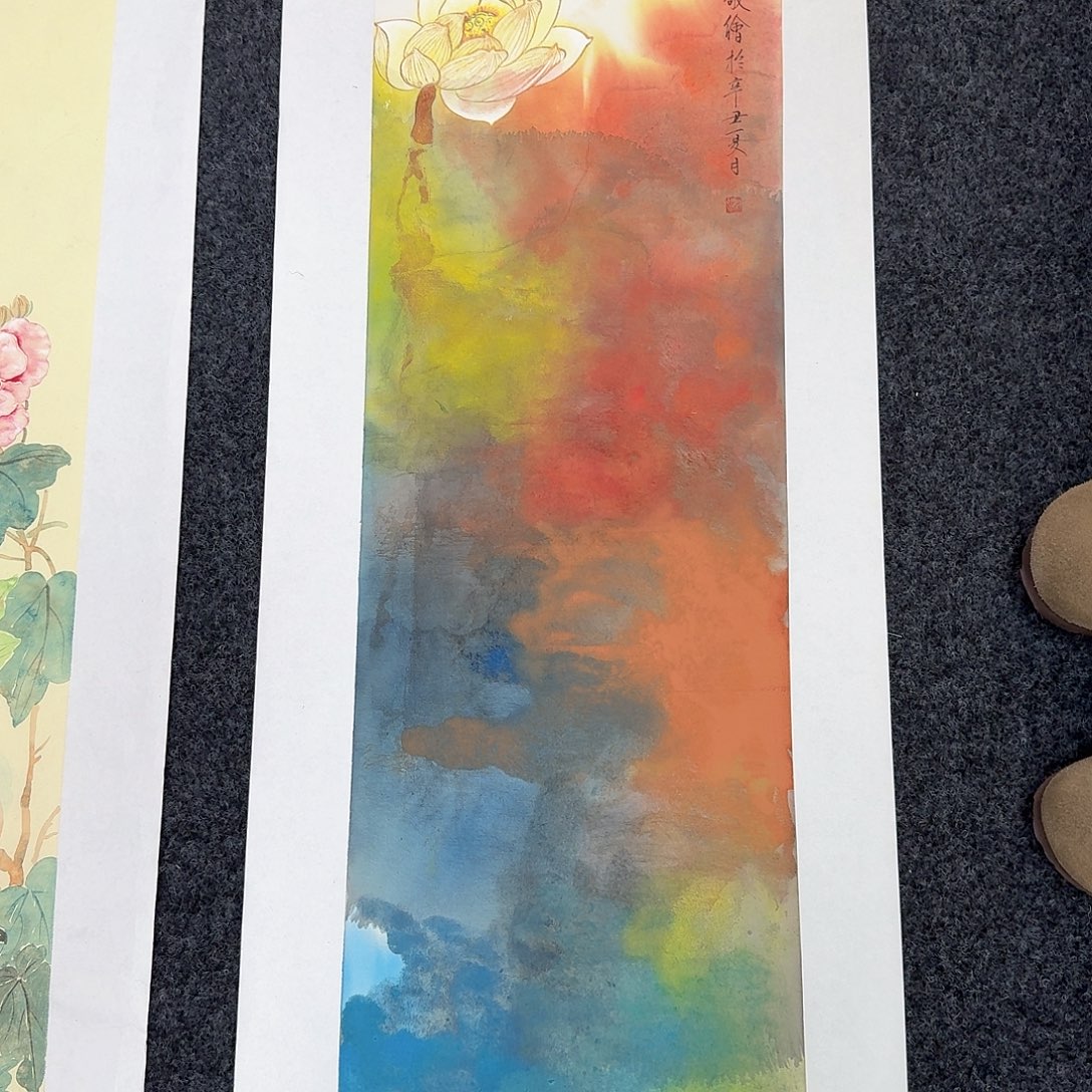 国画国画纯手绘山水花鸟作品