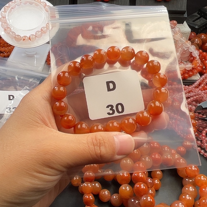 南红玛瑙未镶嵌多样性发货默认微瑕称重10mm