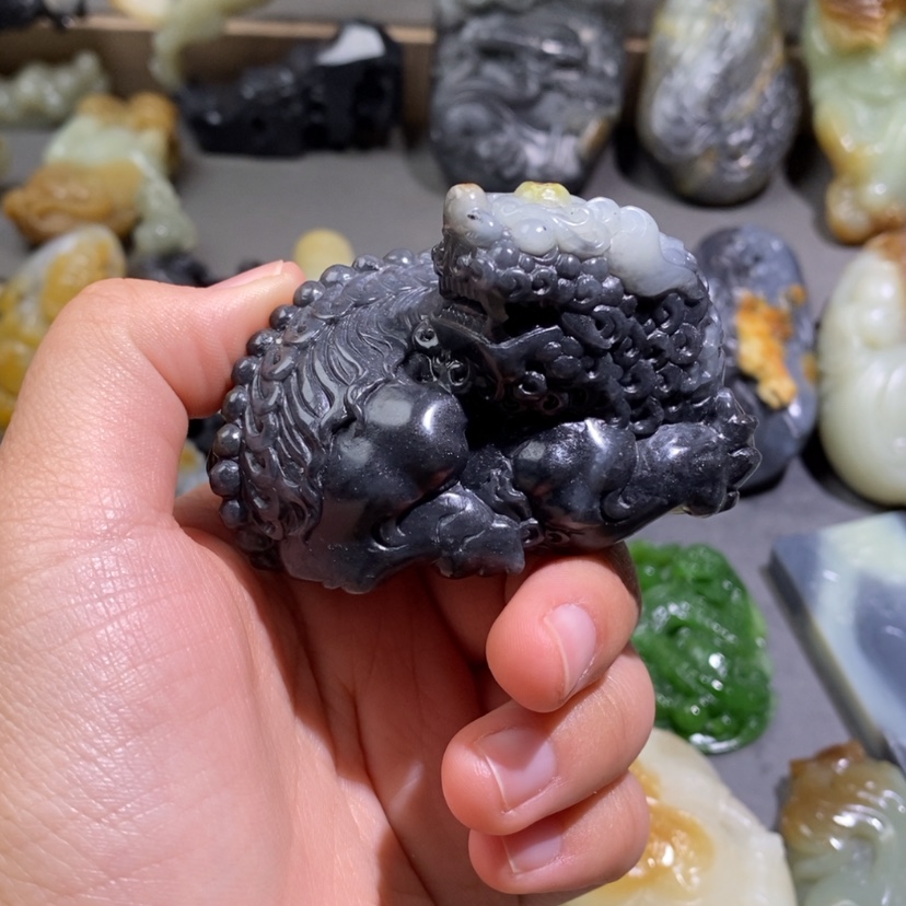 【闪购商品】和田玉把件未镶嵌布***e