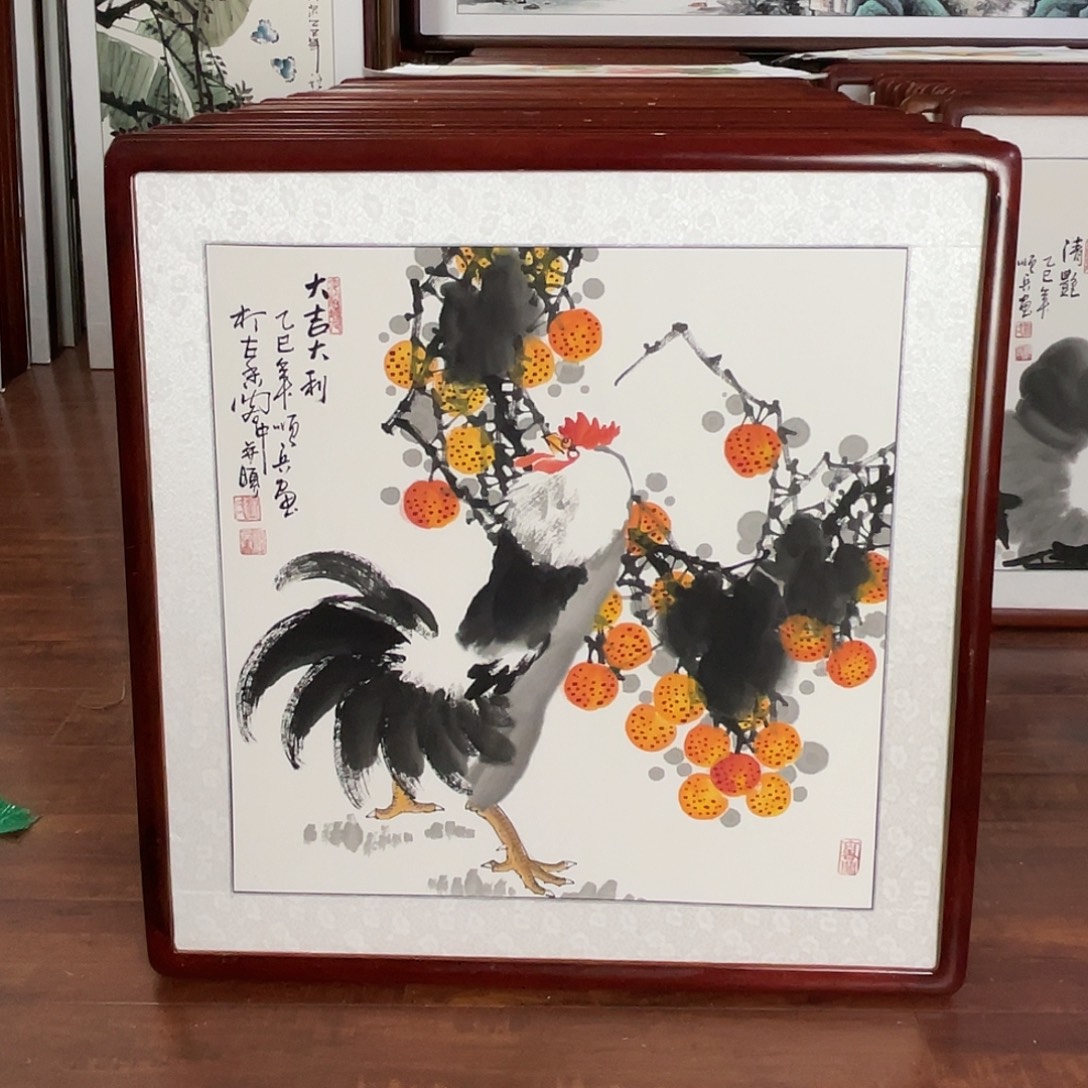 国画带框尺寸63*63厘米