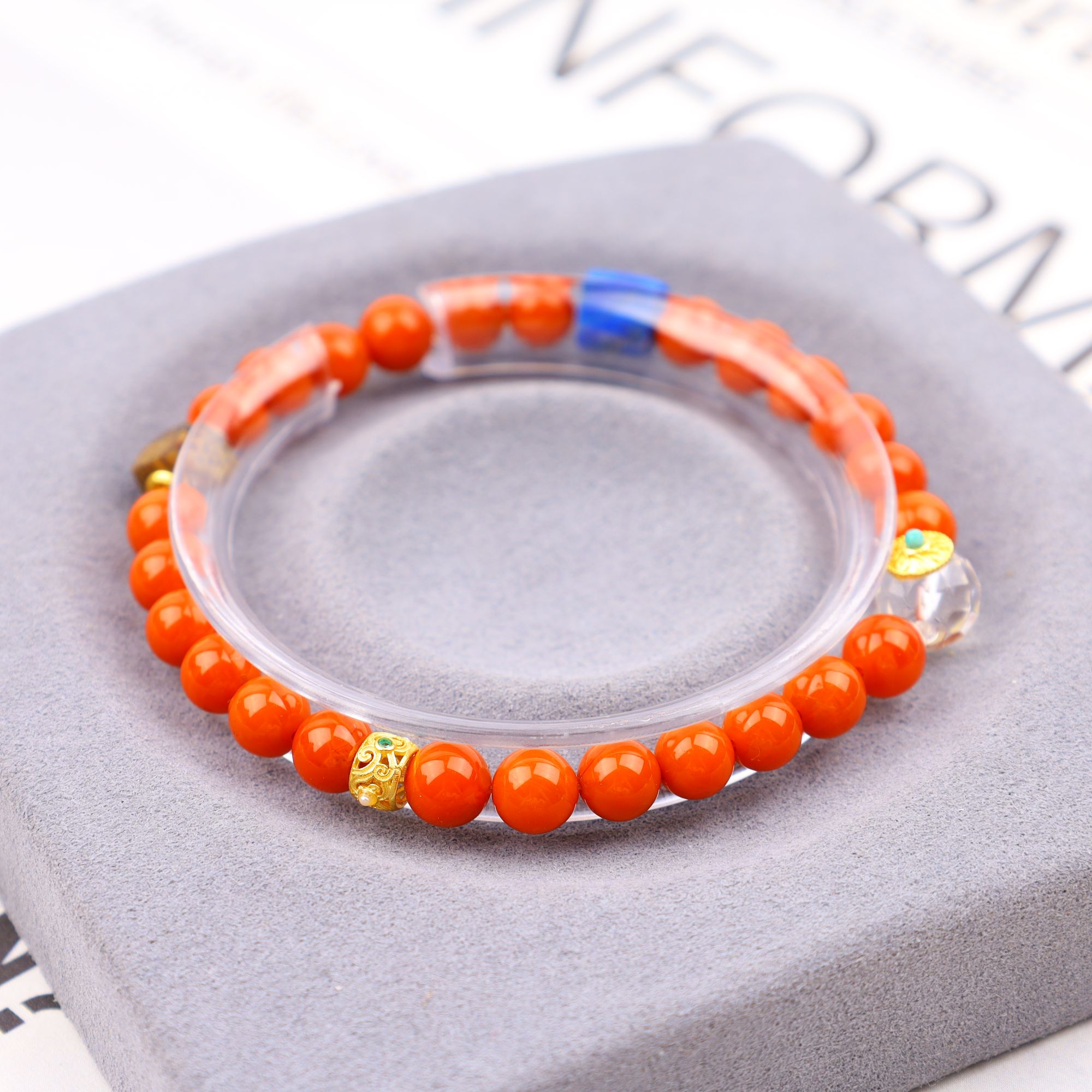 【心如珠宝赐福】南红玛瑙手串 YC1003