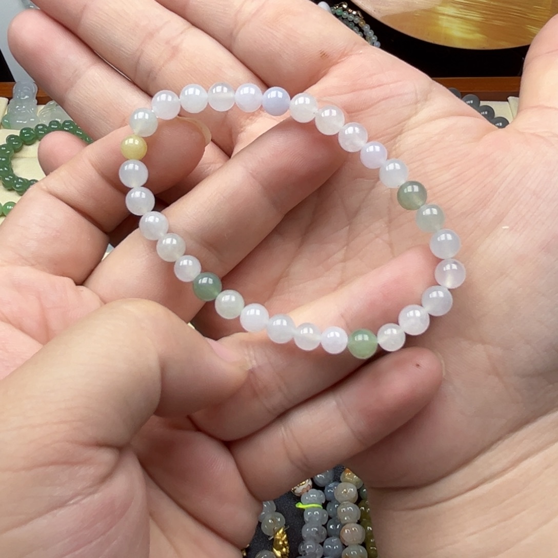 未镶嵌手链翡翠手串