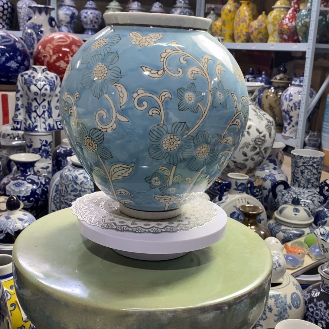 瓶大肚大口花瓶摆件