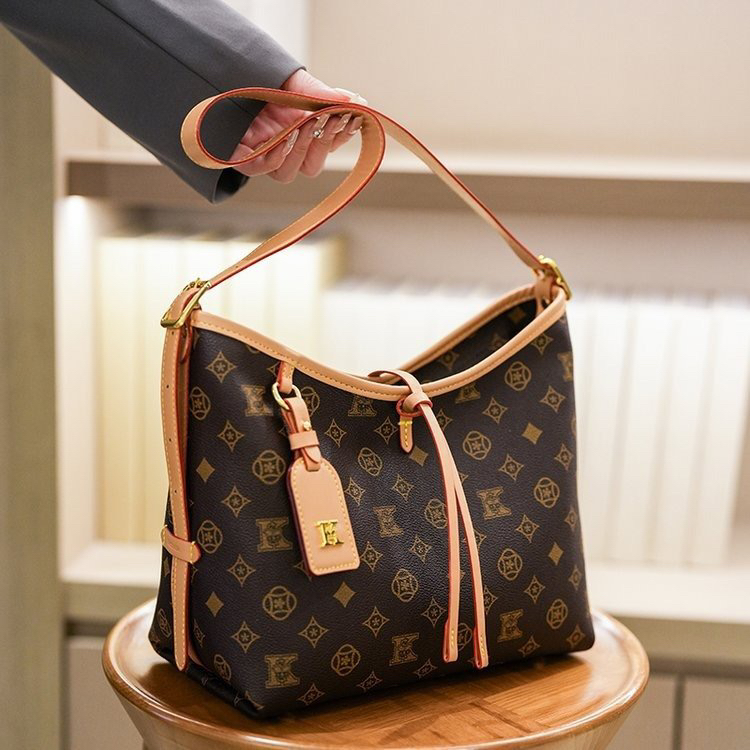 凯瑞奥单肩休闲复古斜跨百搭印花通勤肩包腋下斜挎包包