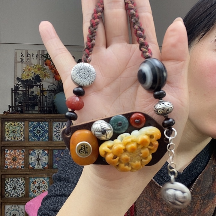 未镶嵌蜜蜡项链项链