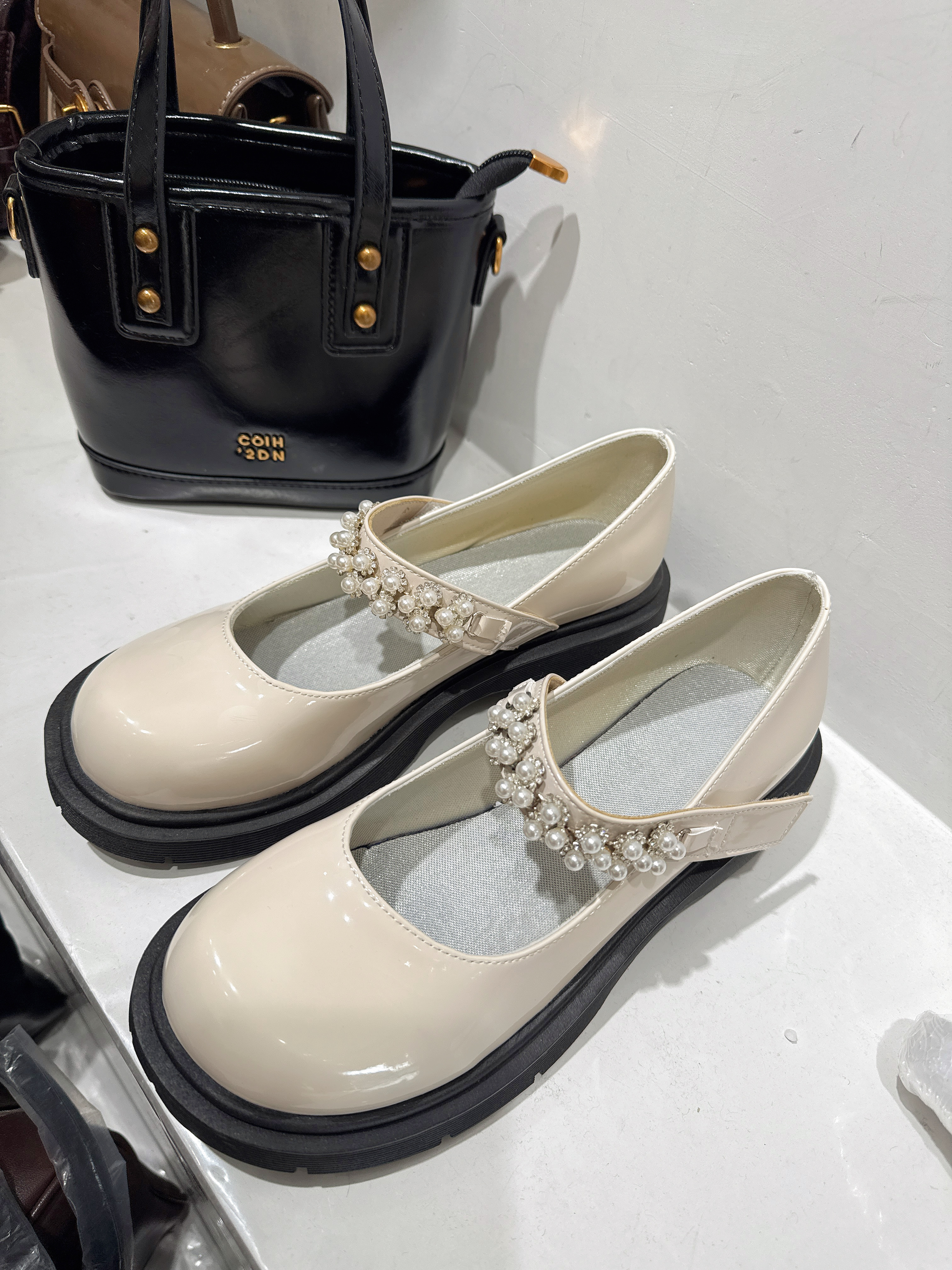 玛丽珍百搭圆头厚底夏季英伦休闲女鞋