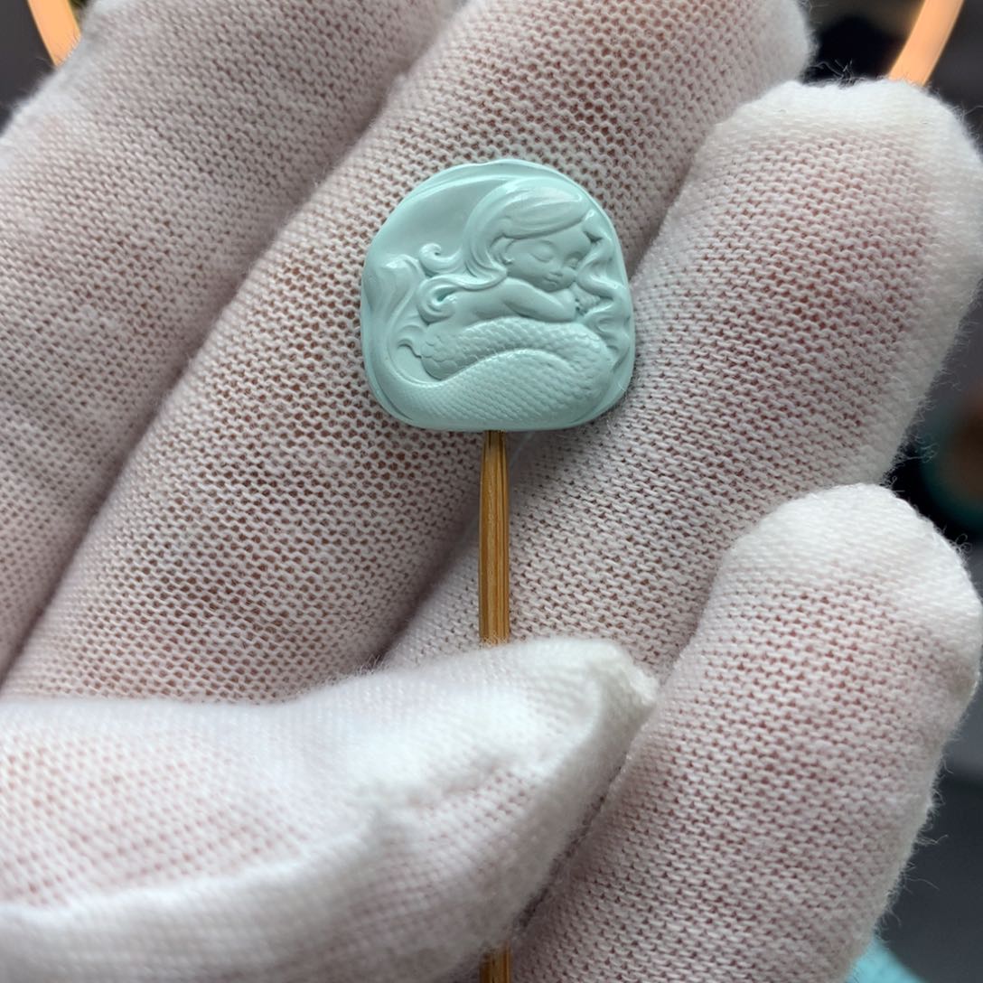 绿松石挂件未镶嵌