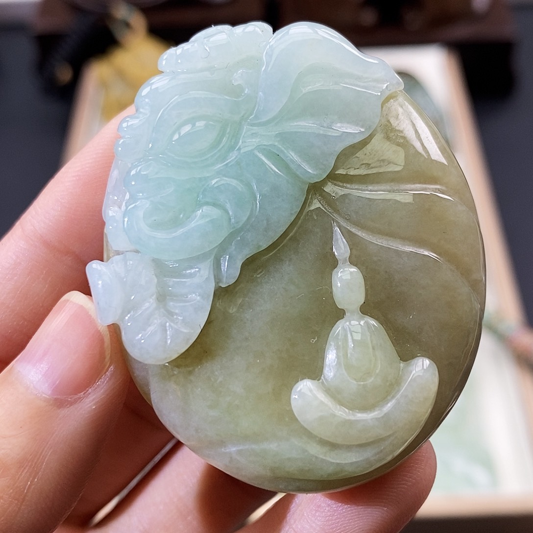 颈饰未镶嵌翡翠缅甸翡翠a货