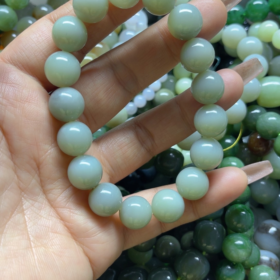 和田玉手链未镶嵌