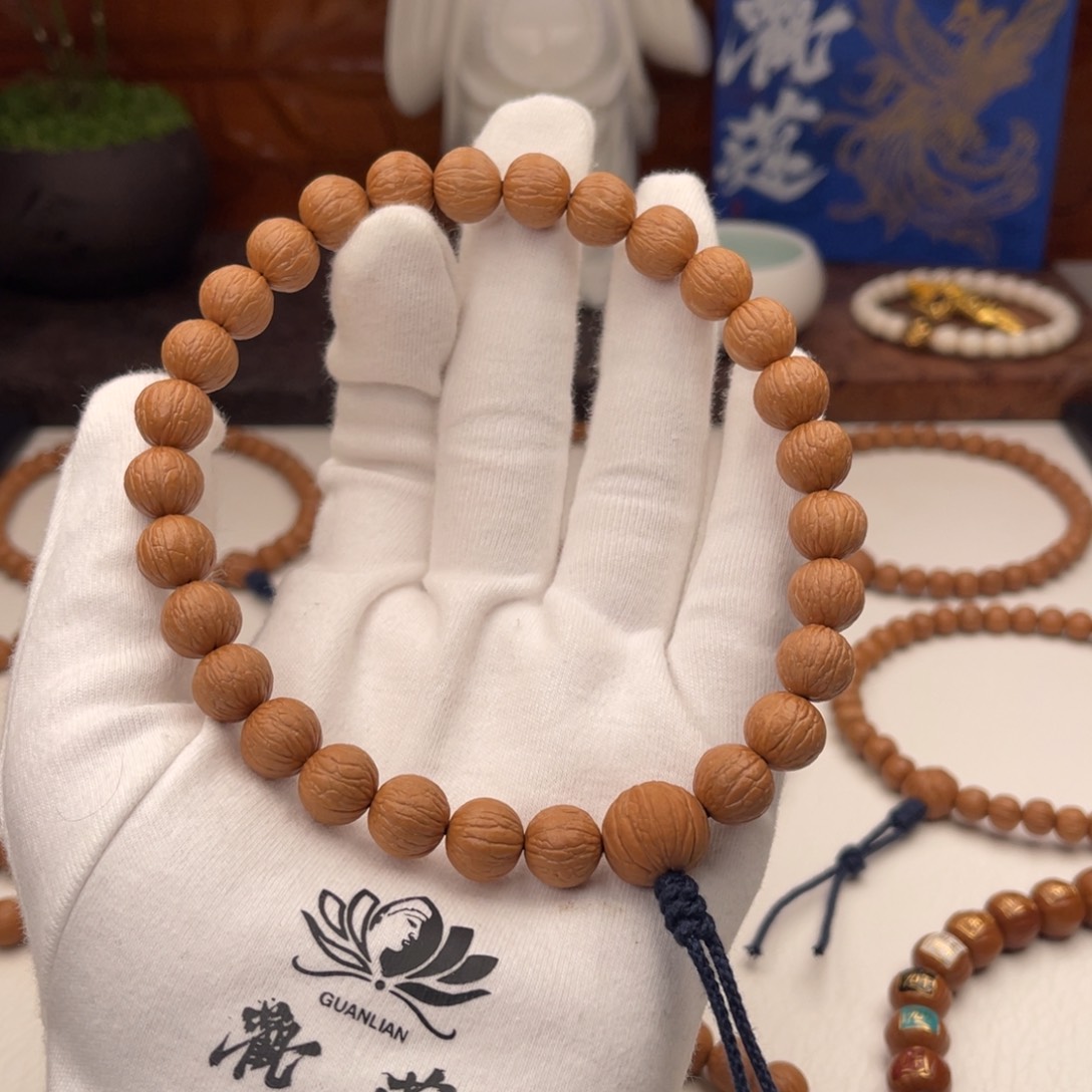 猴头核桃吊坠凤羽12