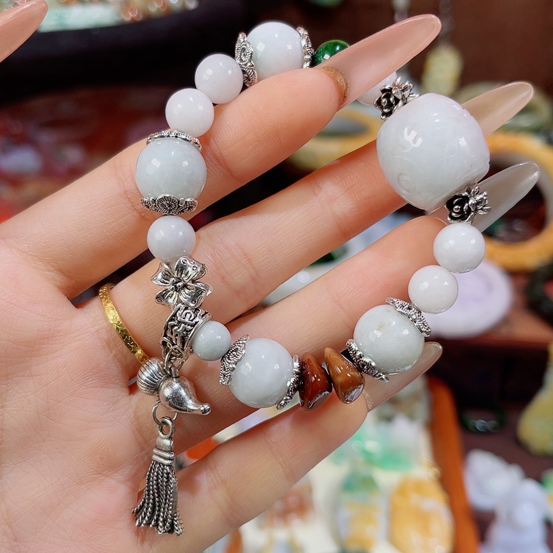 翡翠未镶嵌手链手链