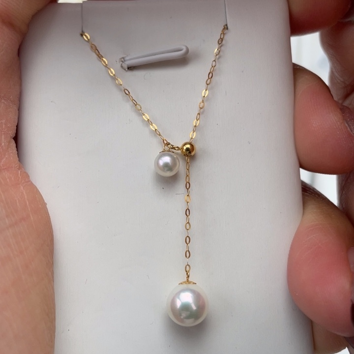 海水珍珠颈饰18K金镶嵌