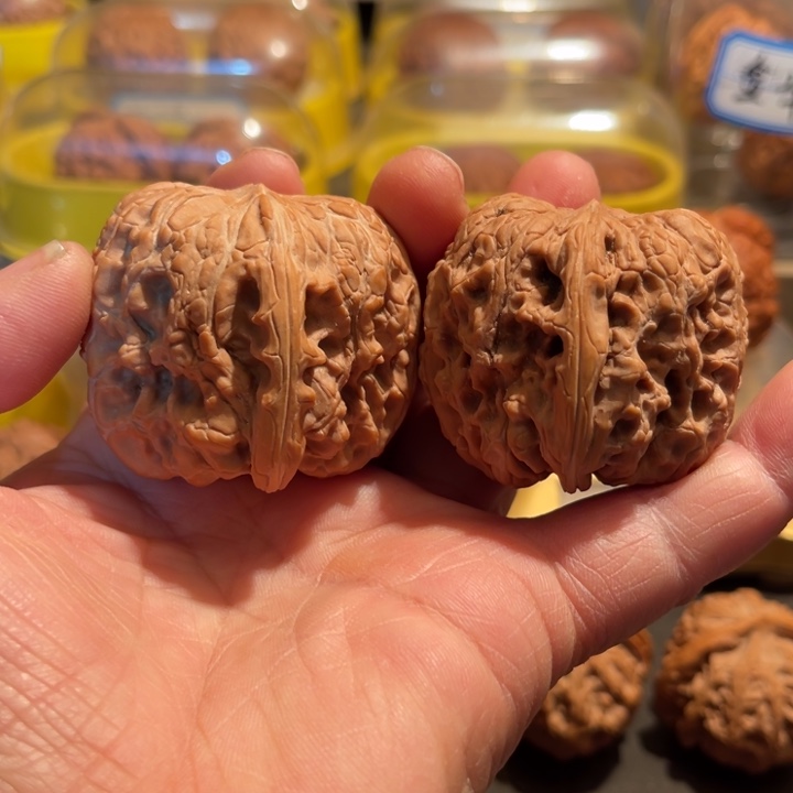 文玩核桃把件门墩边44肚46➕