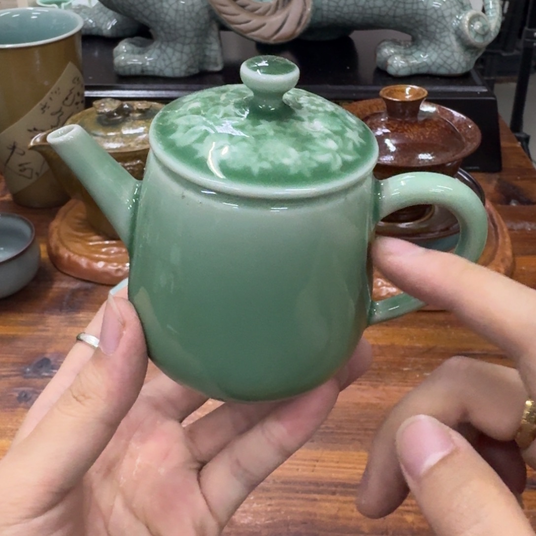 龙泉青瓷茶具微瑕9360