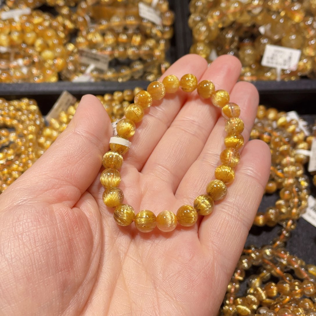 水晶手链未镶嵌天然水晶手链