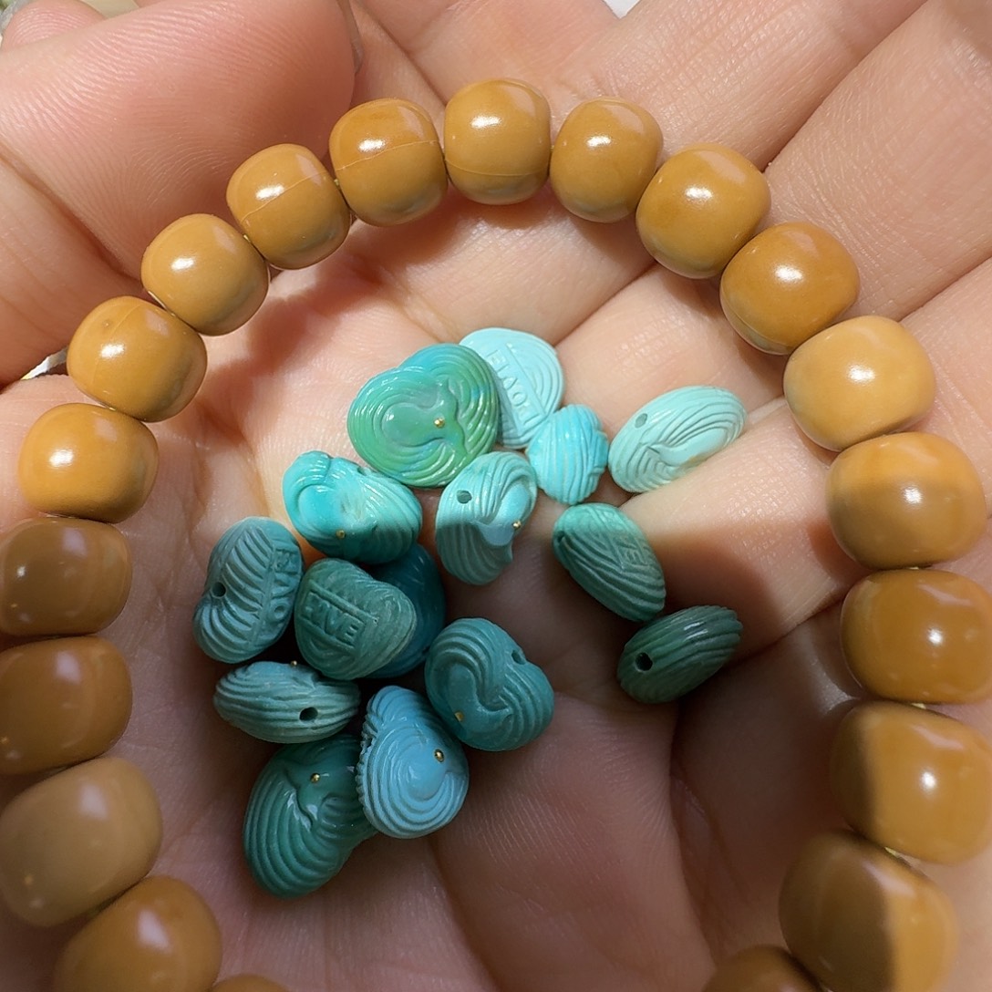 忽***晚猴头核桃手串配饰