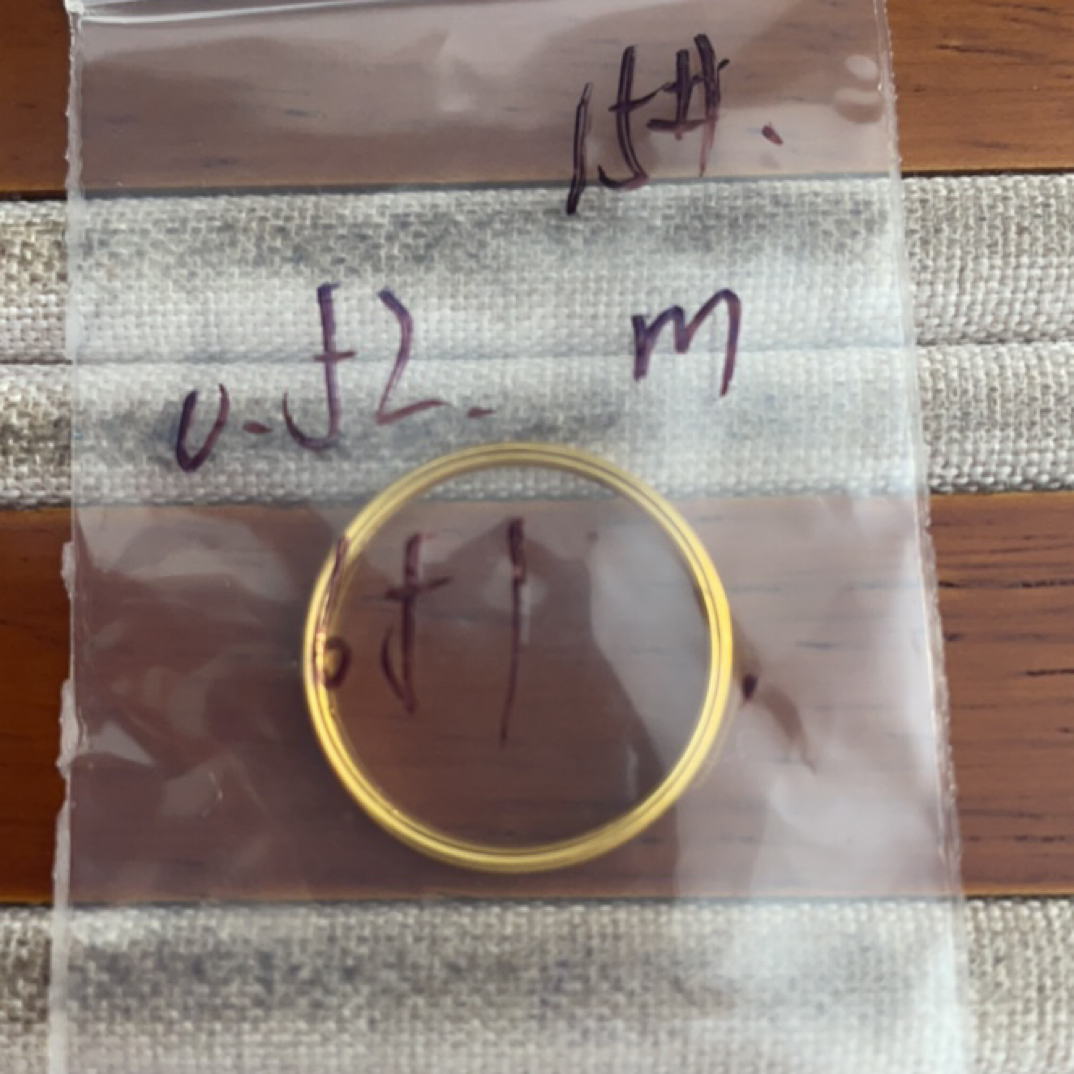 克重0.52 15号 猫眼戒指 足金999