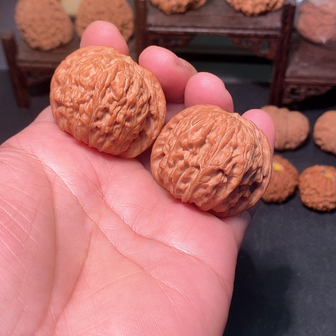 吊坠文玩核桃往**生42.5尺，全品磨盘