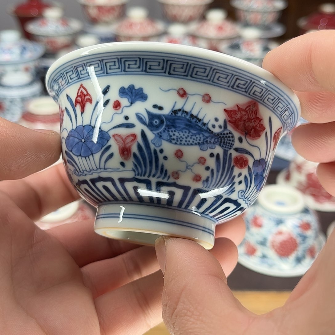 景德镇陶瓷青花釉里红