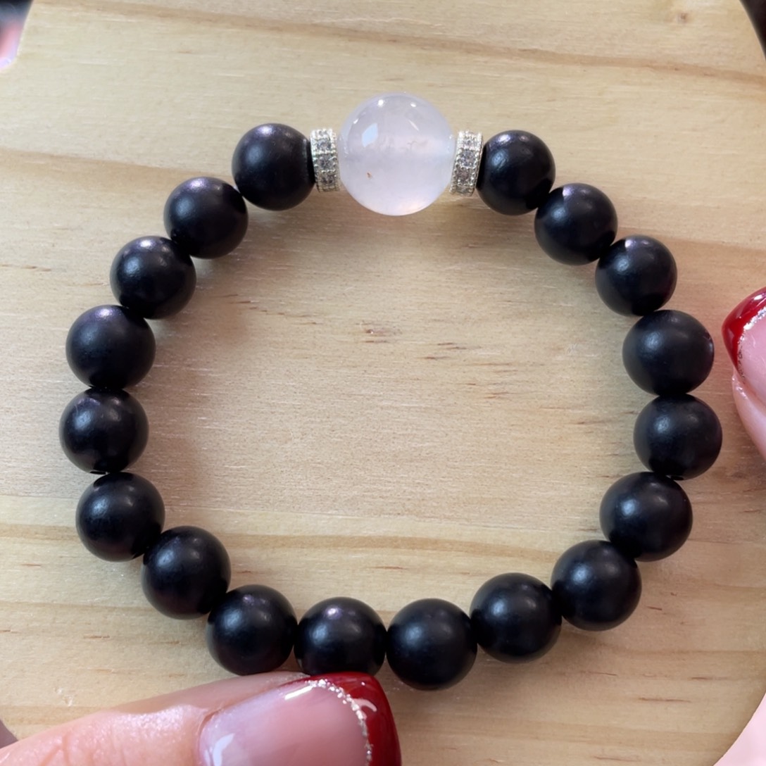 翡翠散珠天然缅a月光黄单珠串