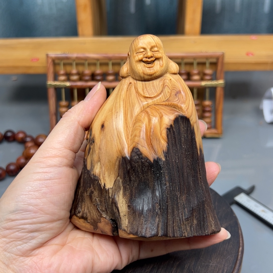 柏木崖柏木摆件手把件，现在53