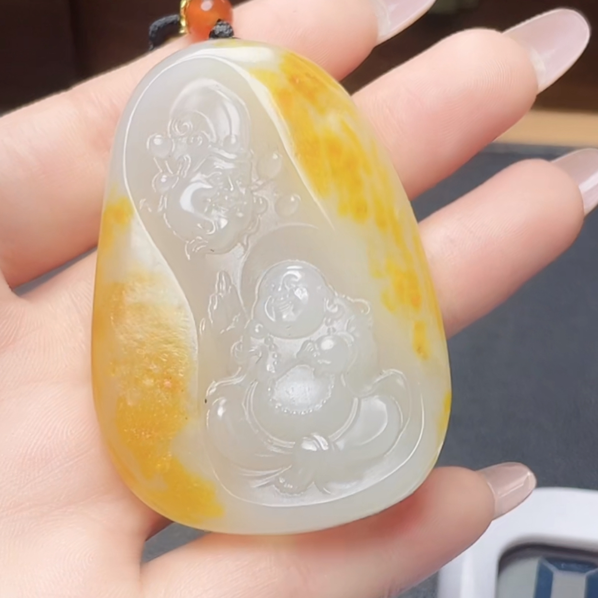 和田玉玉石挂件T1225拍一发一